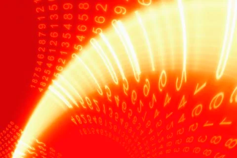 Computer virus, conceptual artwork Illustrazione stock