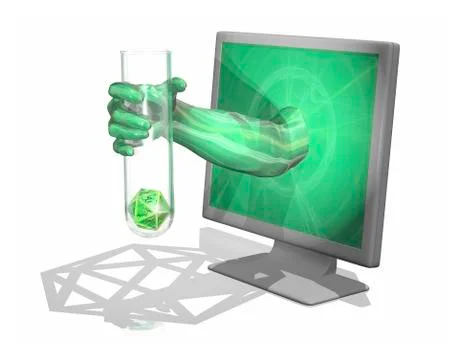 Computer virus, conceptual artwork 스톡 일러스트