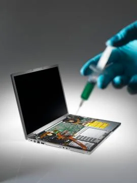 Computer virus, conceptual image 写真素材