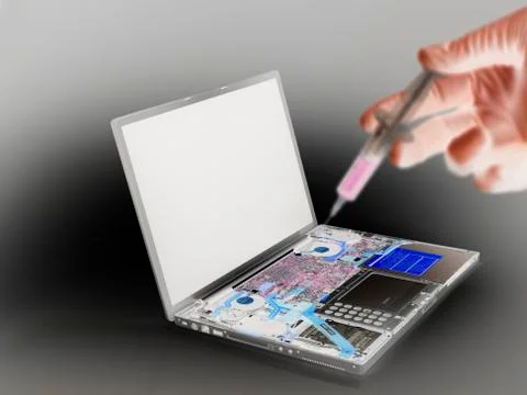 Computer virus, conceptual image Foto stock