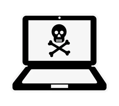 Computer virus design, vector illustration eps10 graphic Stock Illustration