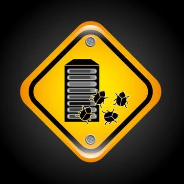 Computer virus design, vector illustration eps10 graphic イラスト素材