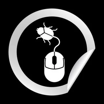 Computer virus design, vector illustration eps10 graphic 스톡 일러스트