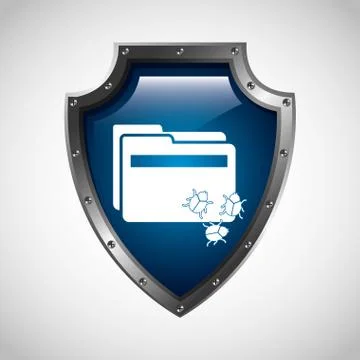 Computer virus design, vector illustration eps10 graphic 스톡 일러스트