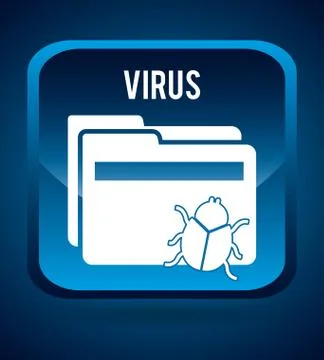 Computer virus design, vector illustration eps10 graphic 스톡 일러스트