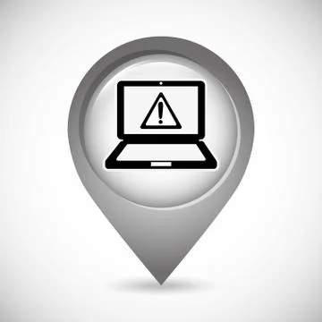 Computer virus design, vector illustration eps10 graphic 스톡 일러스트