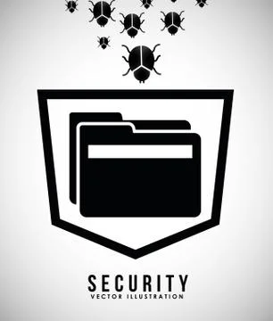 Computer virus design, vector illustration eps10 graphic 스톡 일러스트