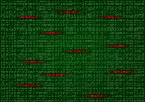 Computer virus detailed illustration of a computer virus detection, spywar... Foto stock