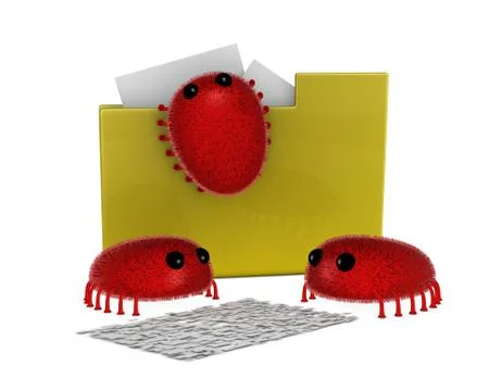 Computer virus 스톡 일러스트