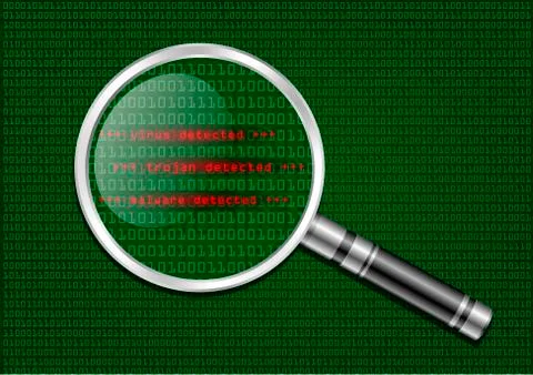 Computer virus 스톡 일러스트