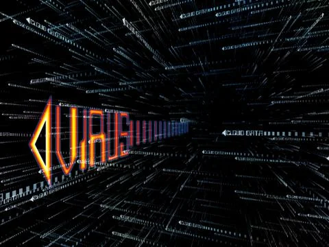 Computer Virus 스톡 일러스트