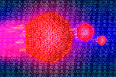 Computer Virus, illustration イラスト素材