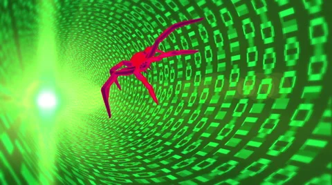 Computer virus malware data 2 Stock Footage 60068501