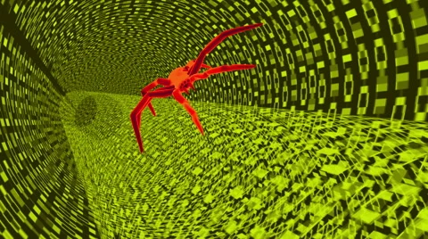 Computer virus malware data Stock Footage 60069289