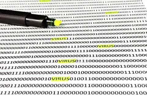 Computer virus Stock Photos