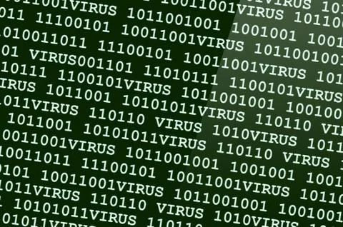 Computer Virus Foto stock