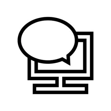 Computer Voice Narrator Ico Stock Illustration