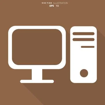 Computer web icon Stock Illustration