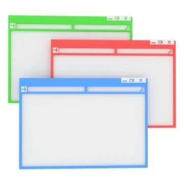 Computer window. イラスト素材