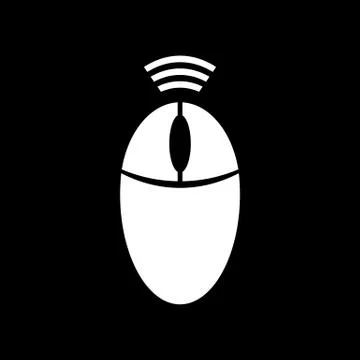 Computer wireless mouse icon. Stock Illustration