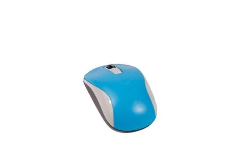Computer wireless mouse isolated on a white background Stock Photos