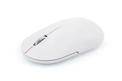 Computer wireless mouse isolated on white background Foto stock
