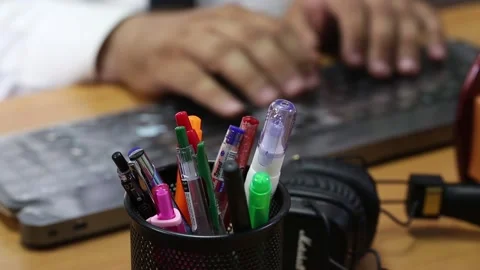 Computer work Stock Footage 134502930