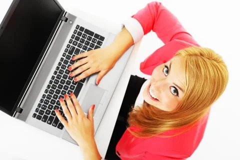 Computer work Stock Photos