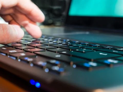 Computer work Stock Photos