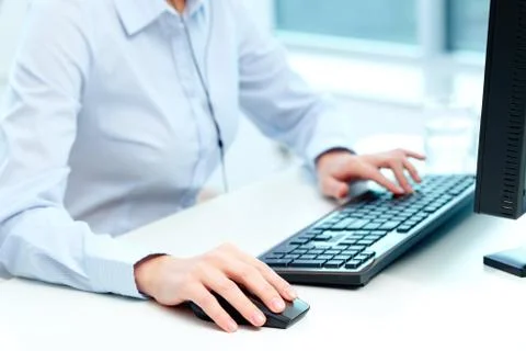 Computer work Foto stock