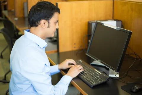 Computer work Foto stock