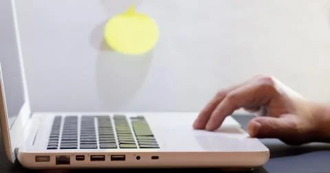 Computer working table Stock Photos