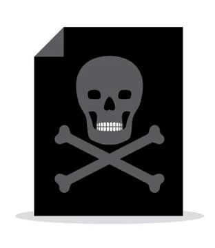 Computer worm design Illustrazione stock