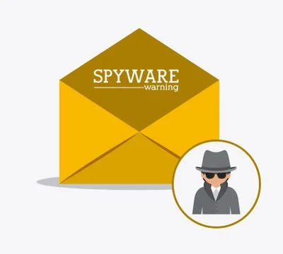 Computer worm design イラスト素材