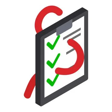 Computer worm icon, isometric style Illustrazione stock