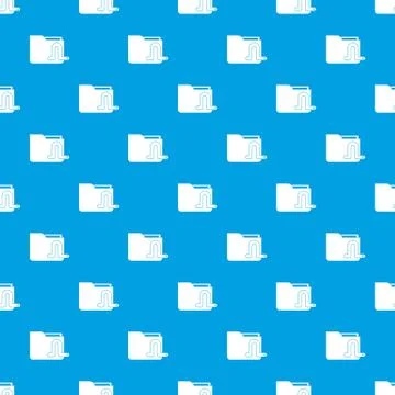 Computer worm pattern seamless blue Illustrazione stock
