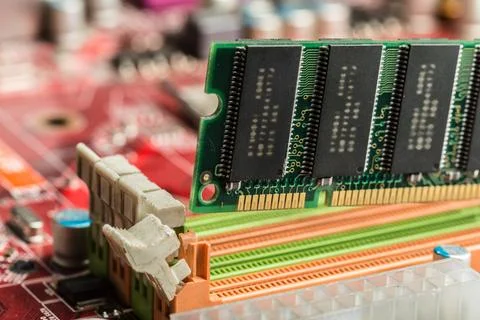 Computerchip, Technology and Electronics Industry Stock Photos