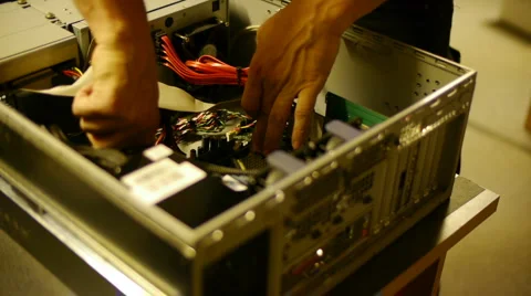 ComputerFix4 Video stock 6530736