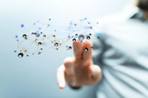 A computering cloud computing and files. Foto stock