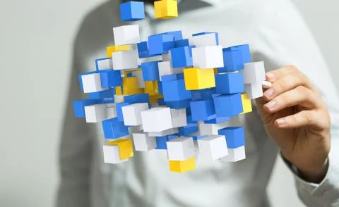 A computering cloud computing and files. Stock Photos