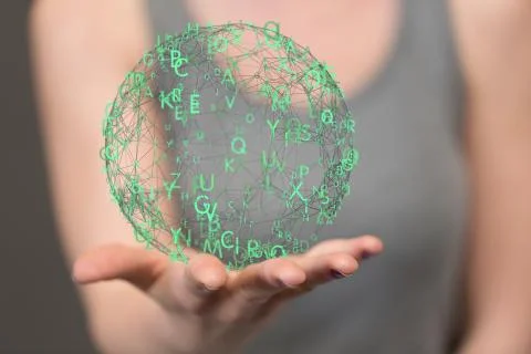 A computering cloud computing and files. Stock Photos