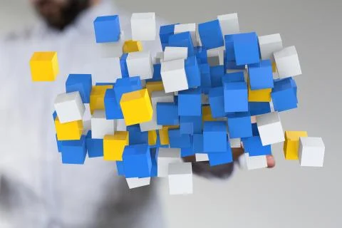 A computering cloud computing and files. Foto stock