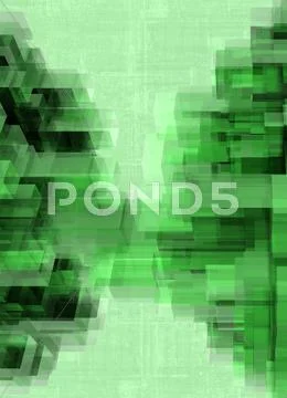 Computerised city, conceptual artwork Stock Illustration