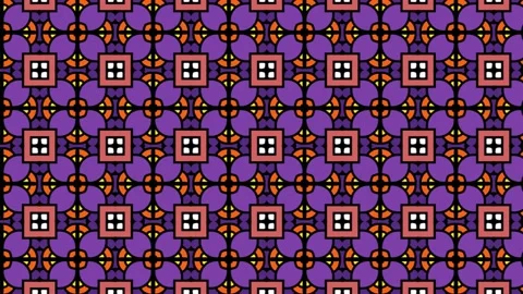 Computerized animation of colorful beautiful paper layout, sliding towards Video stock 188727878