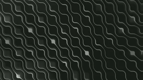 Computerized animation of small diagonal lines ,rotating and moving from Video stock 138943044
