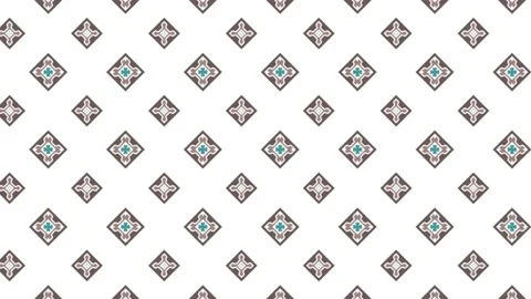 Computerized animation of small rhomboids in a symmetrical pattern, Stock Footage 186696279