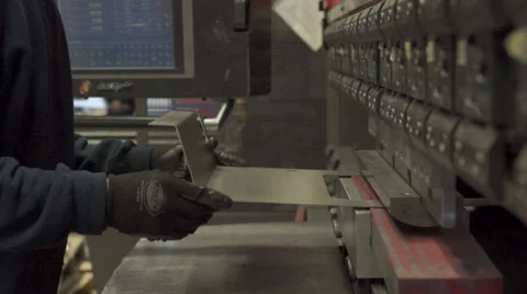 Computerized Brake Press 動画素材 22689647