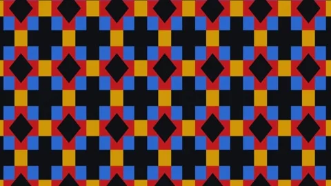 Computerized digital print of symmetrical squares paper layout, sliding towards Stock Footage 313712854