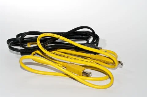 Computerkabel Foto stock