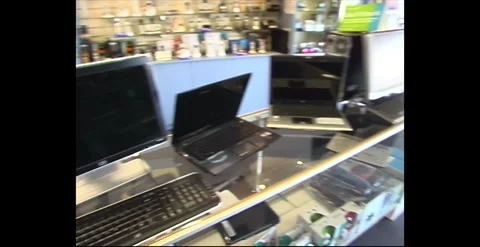 Computers And Electrical Appliances Store Australia 1999 Stock Footage 318824050